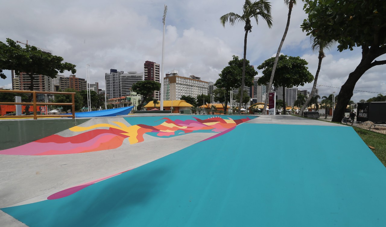 pista de skate da beira-mar